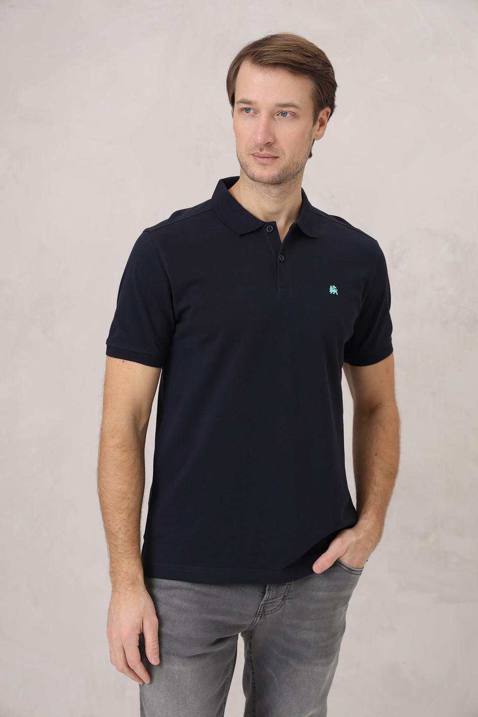 Поло Lerros men тёмно-синее