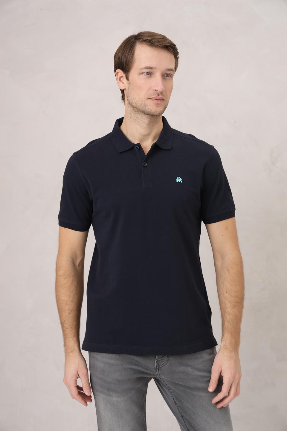 Поло Lerros men тёмно-синее
