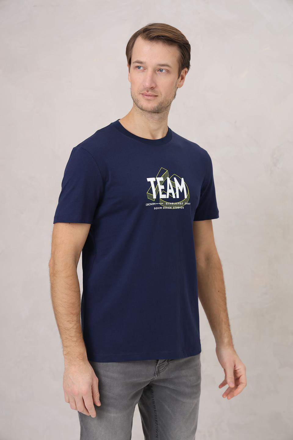 Футболка Tom Tailor denim синяя