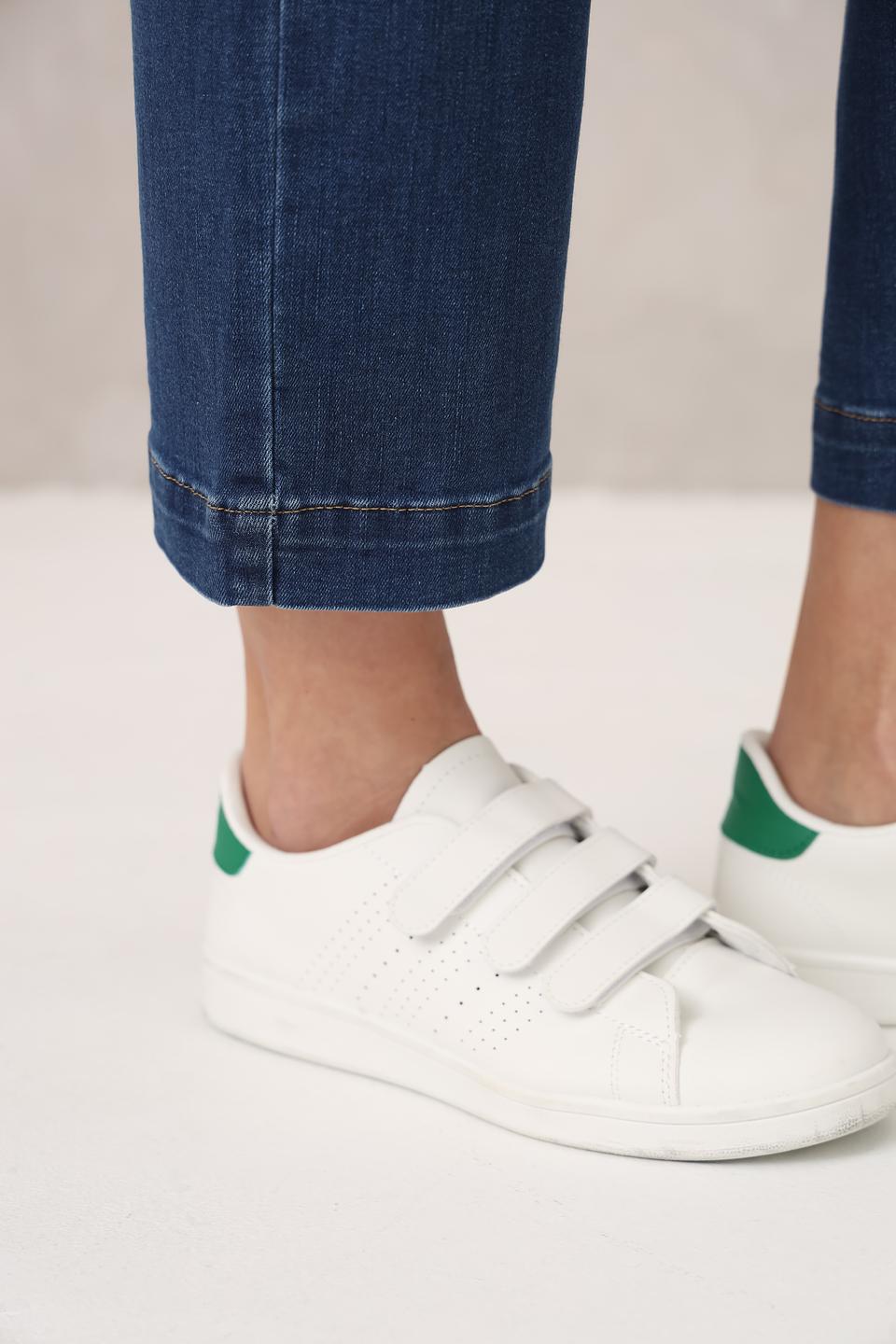 Джинсы Olsen клеш тёмно-синие