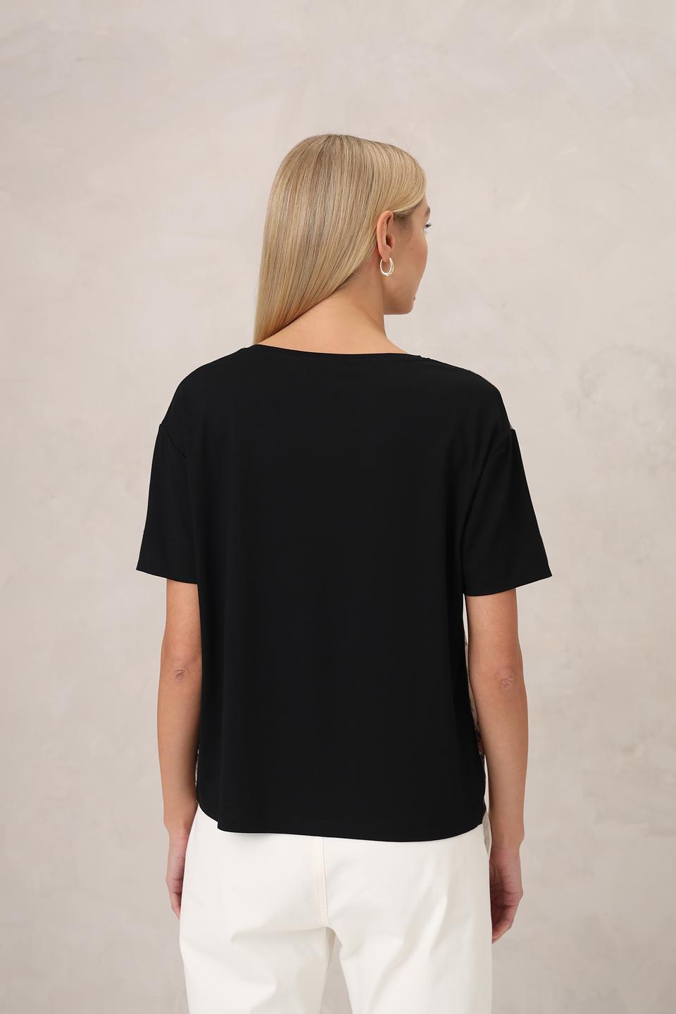 Блуза Margittes с тропическим принтом