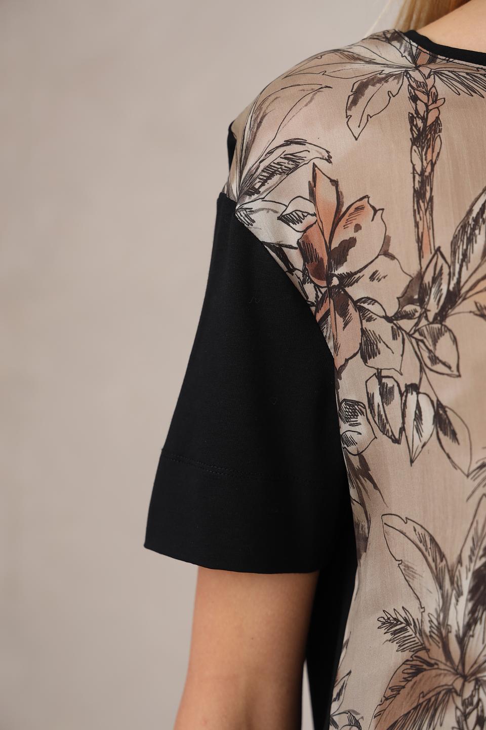 Блуза Margittes с тропическим принтом