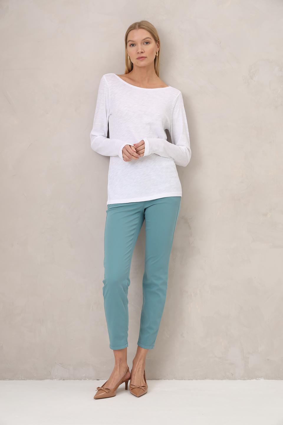 Джинсы Luisa Cerano бирюзовые