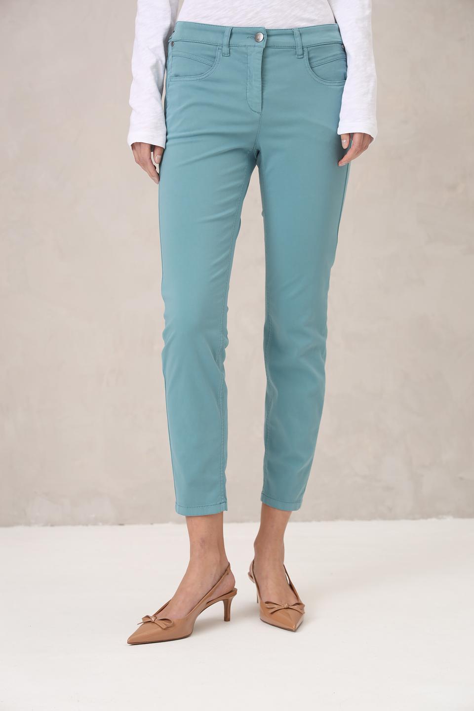 Джинсы Luisa Cerano бирюзовые