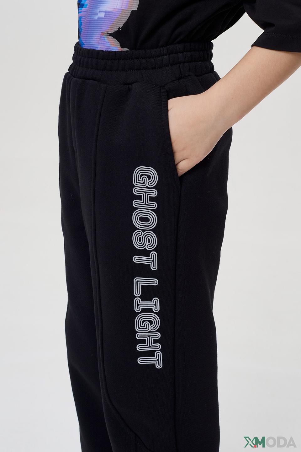 Брюки Choupette чёрные с логотипом