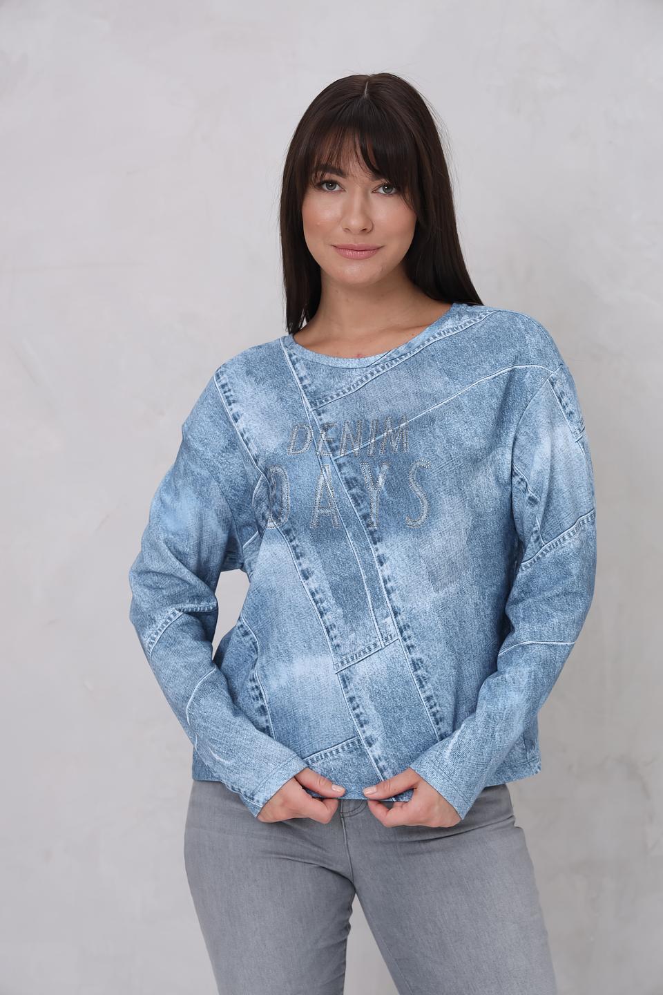 Пуловер Monari деним