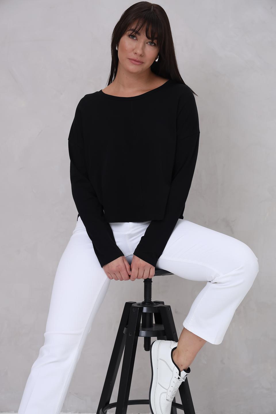 Лонгслив Monari чёрный