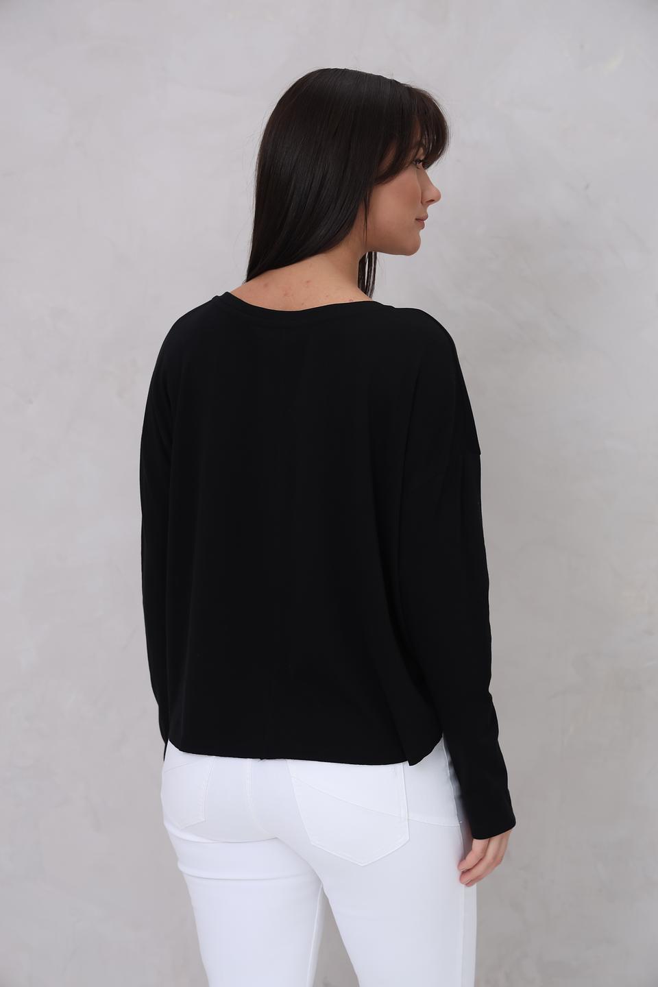 Лонгслив Monari чёрный