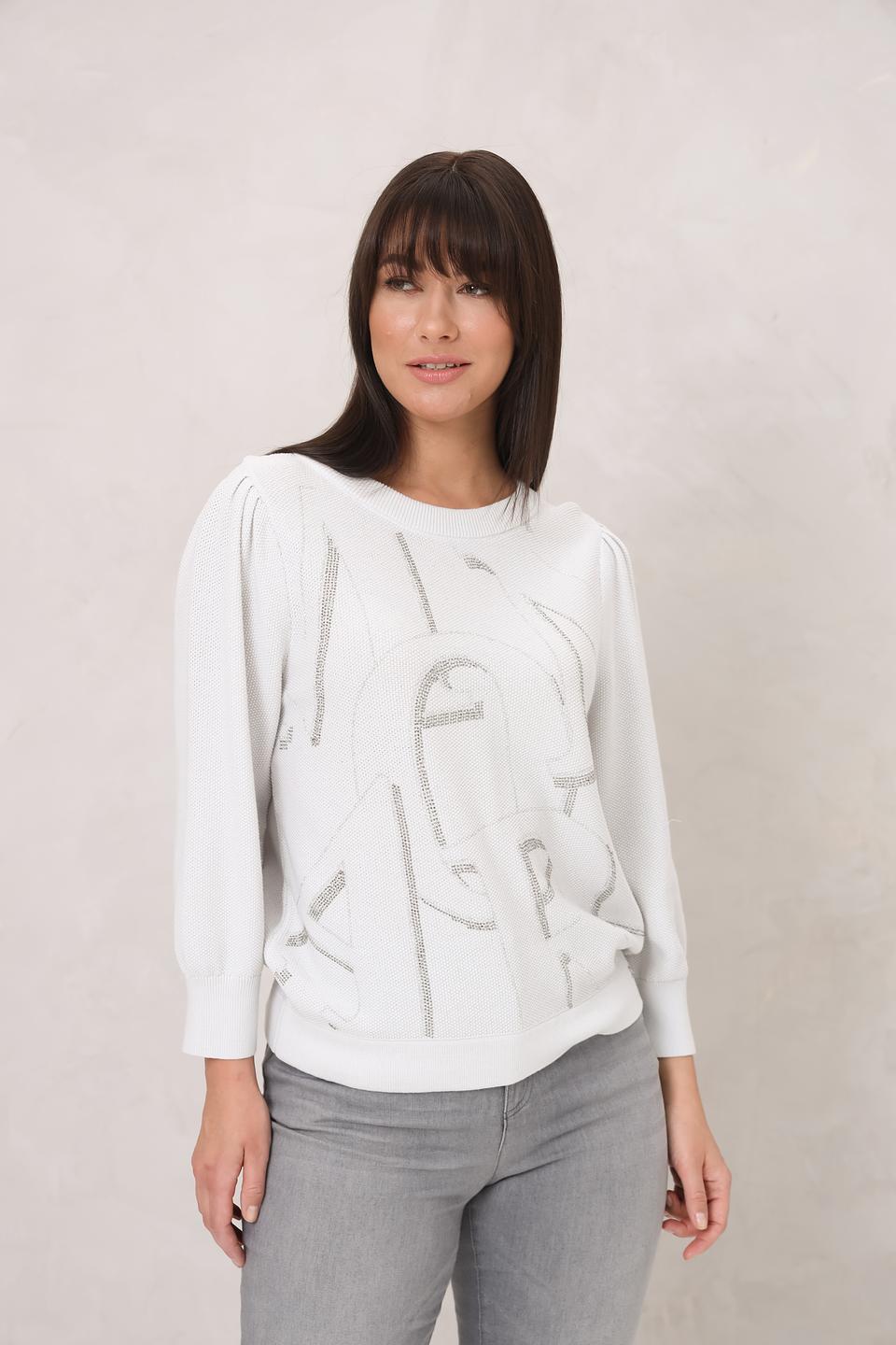 Пуловер Monari с принтом