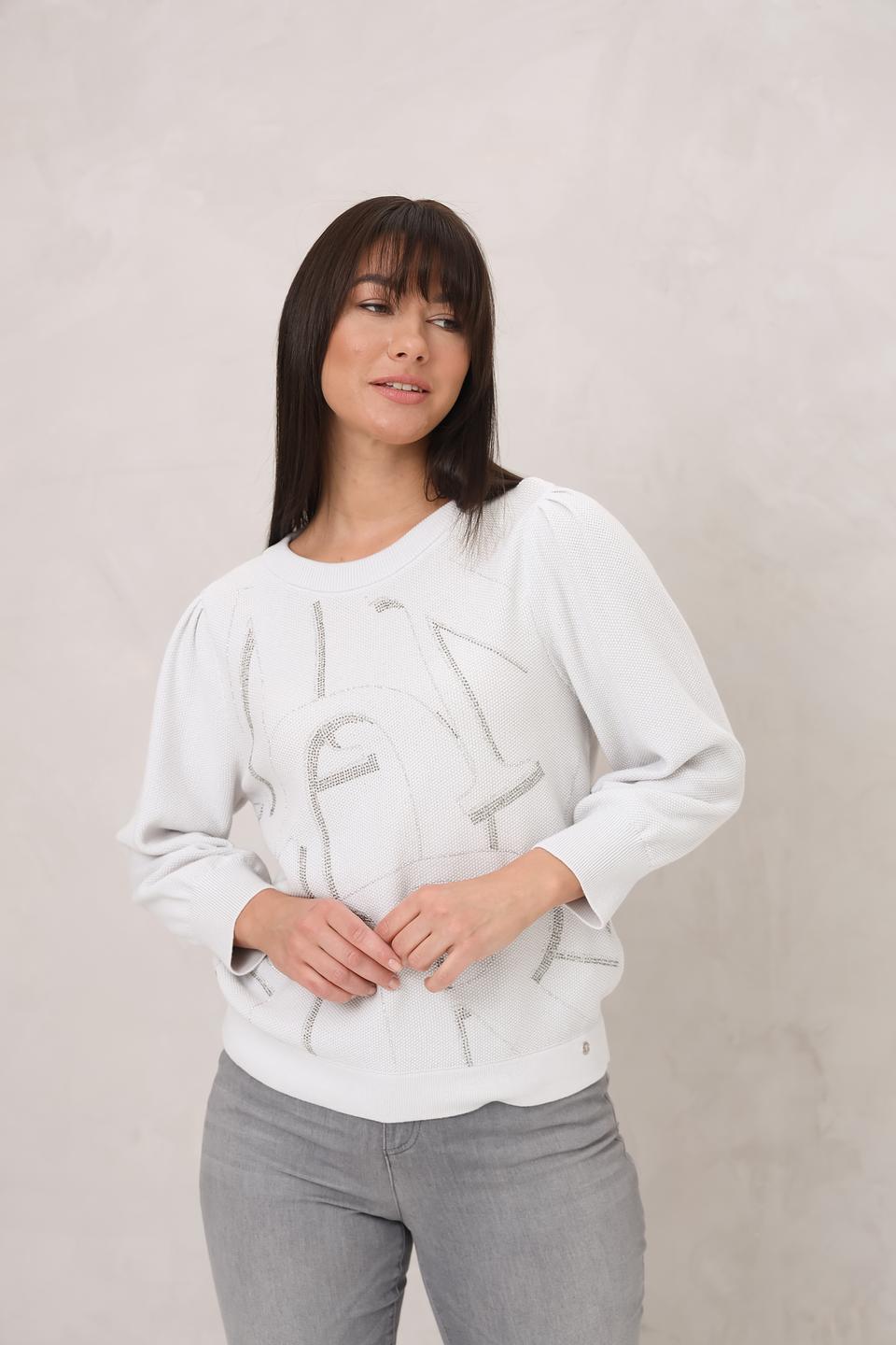 Пуловер Monari с принтом