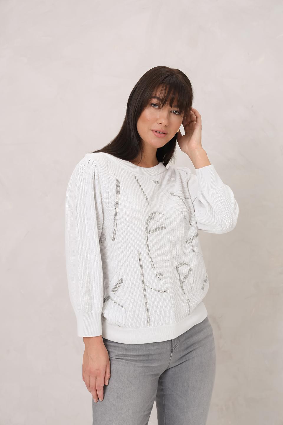 Пуловер Monari с принтом