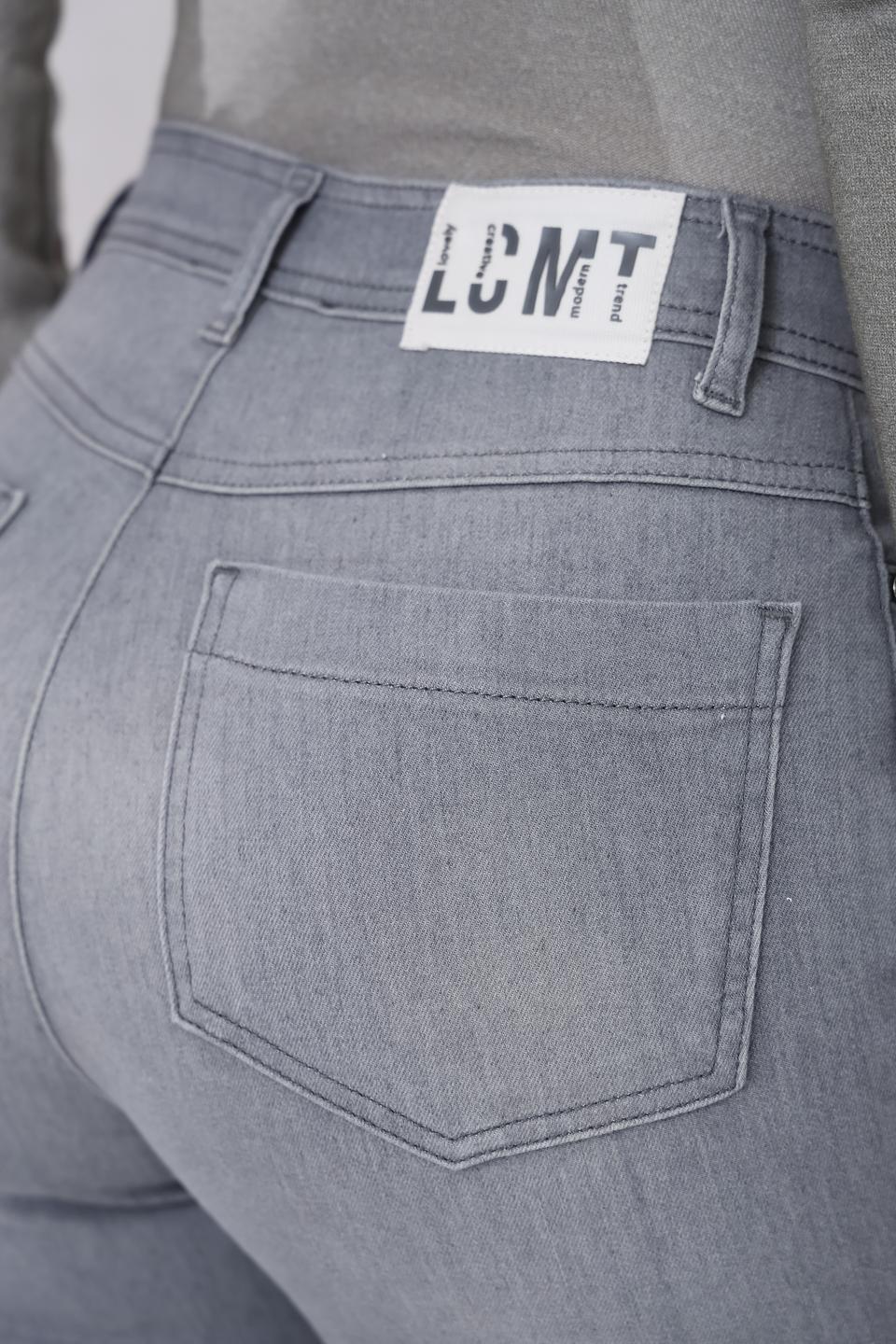 Джинсы Lecomte серые прямые