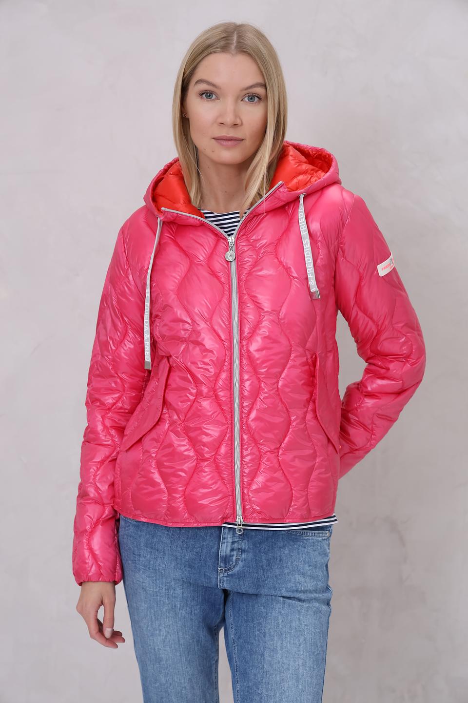 Куртка Frieda and Freddies стеганая розовая