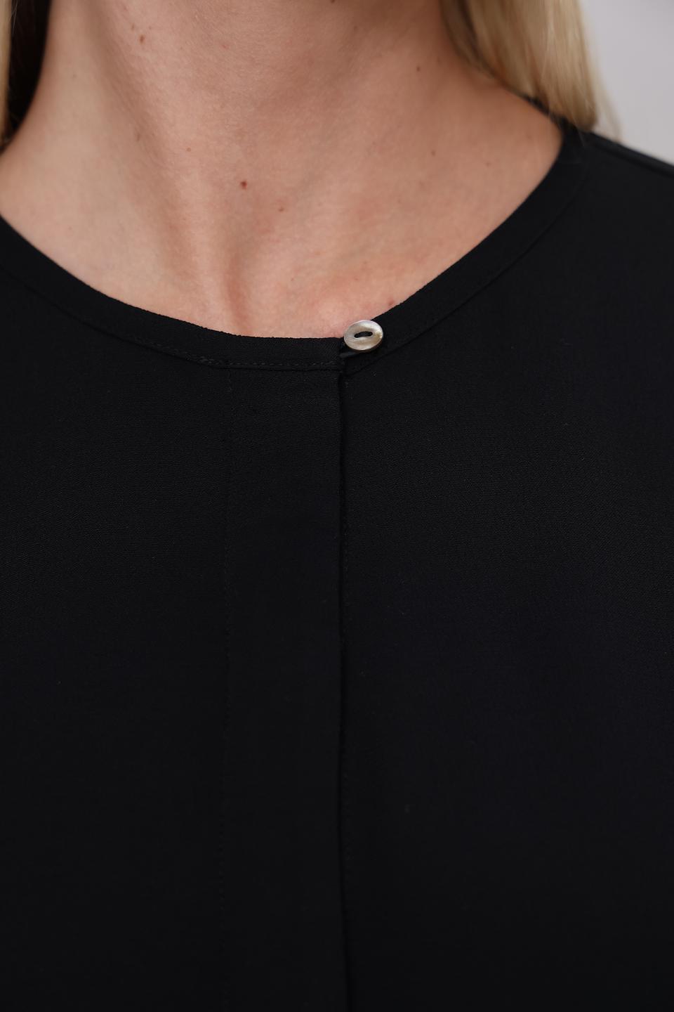 Блуза Margittes чёрная с завязкой