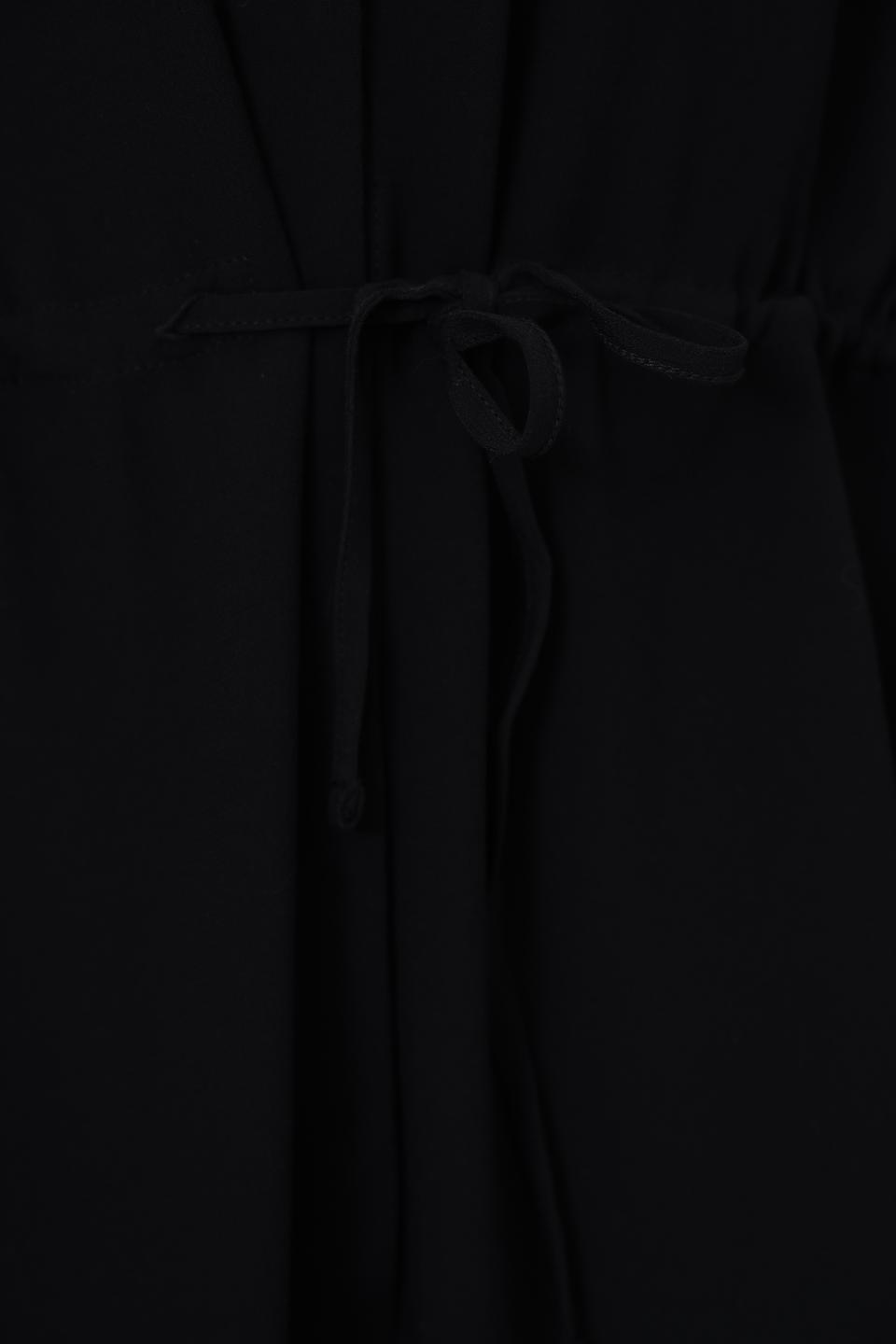 Блуза Margittes чёрная с завязкой