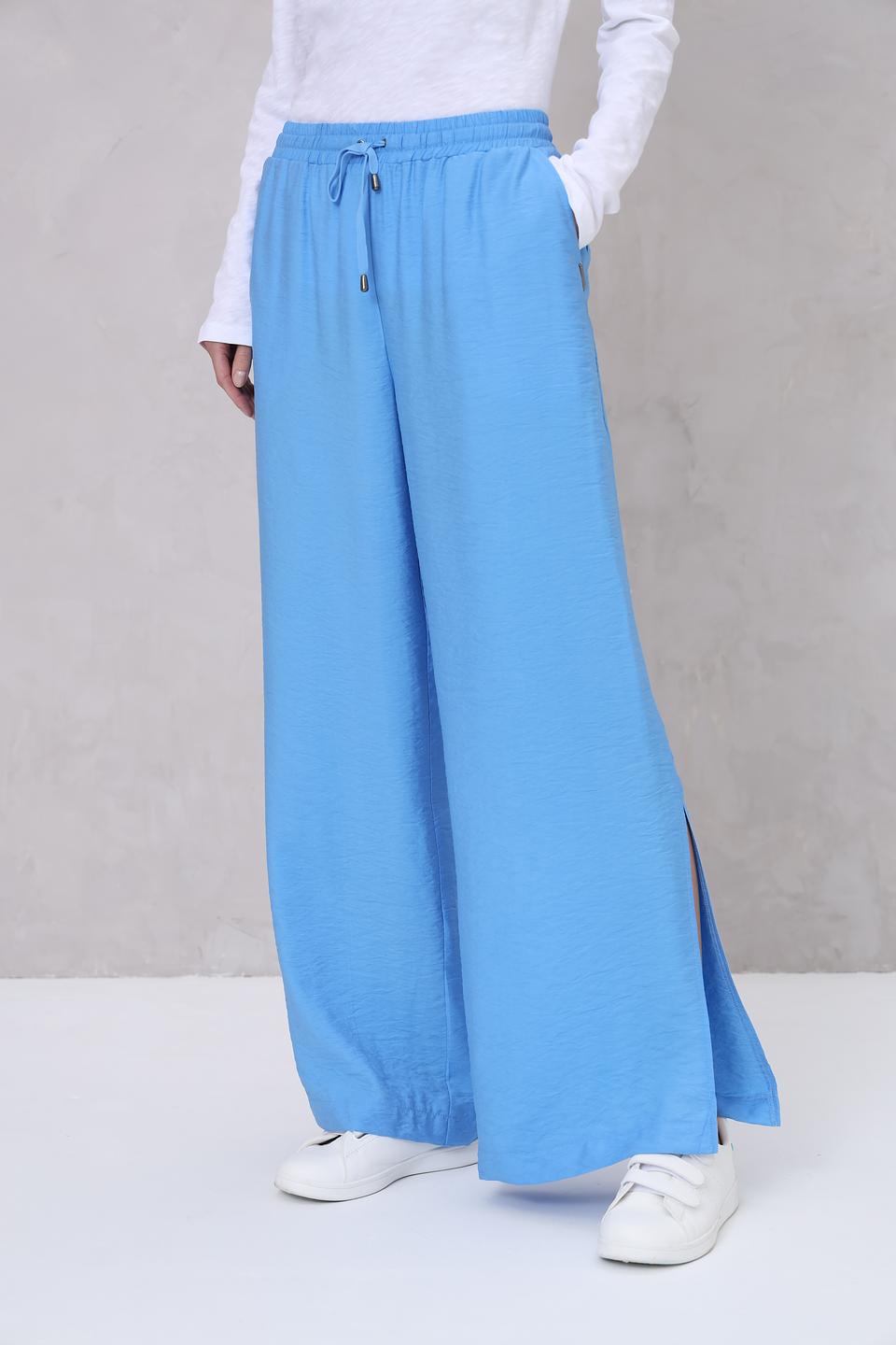 Брюки палаццо Beatris голубые