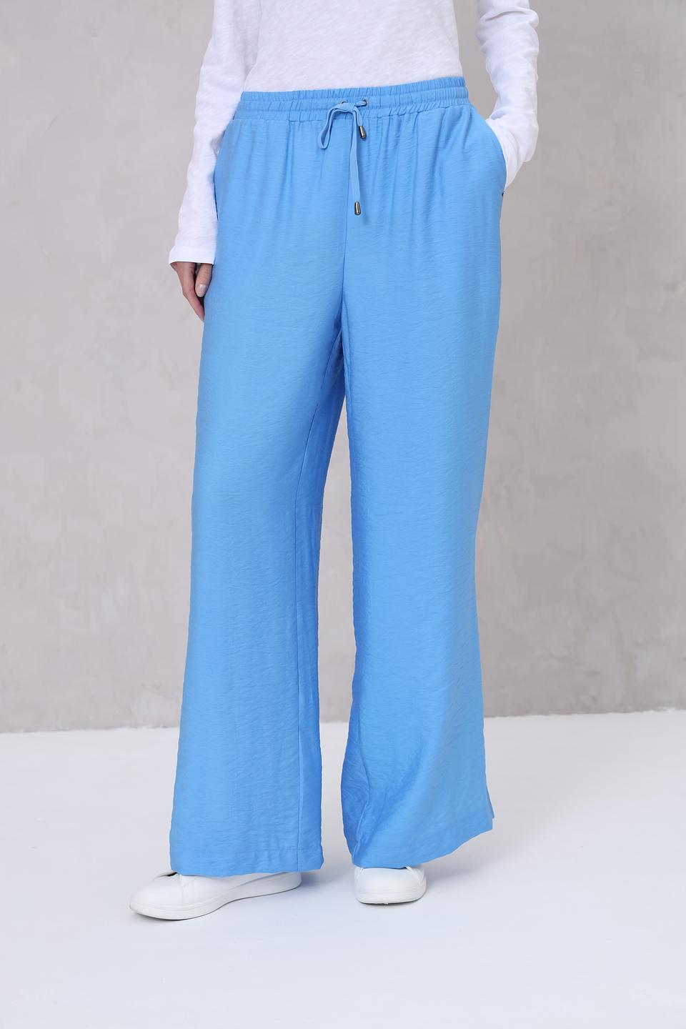 Брюки палаццо Beatris голубые