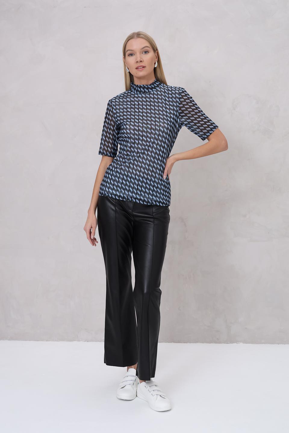 Блуза Marc Aurel с геометрическим принтом