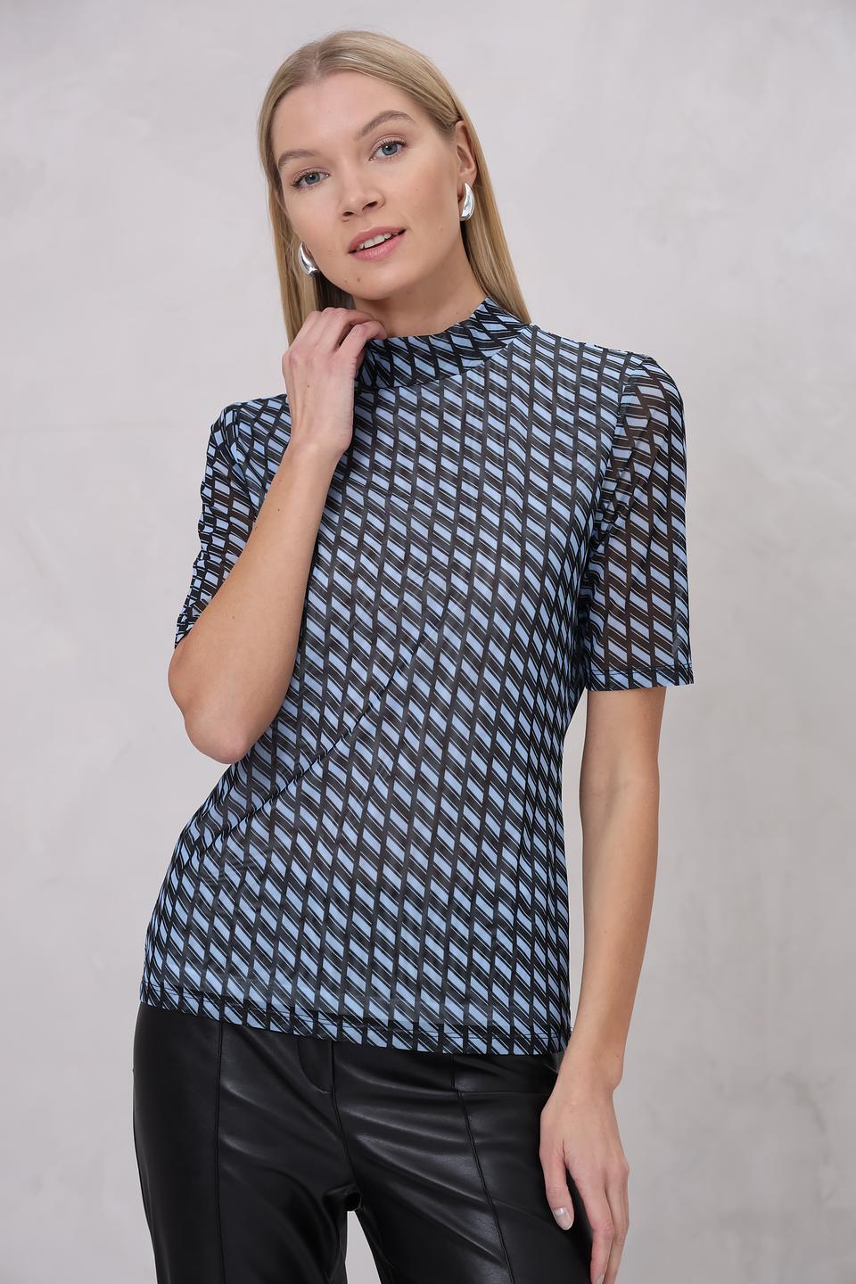 Блуза Marc Aurel с геометрическим принтом