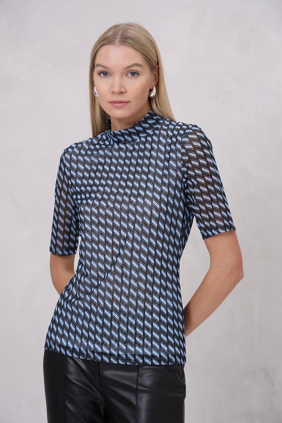 Блуза Marc Aurel с геометрическим принтом