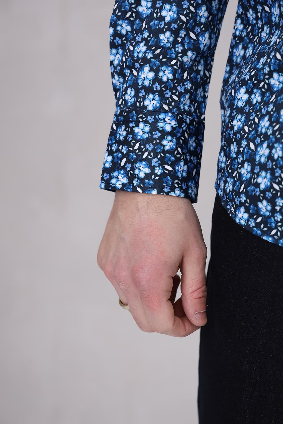 Рубашка Bugatti с цветочным принтом