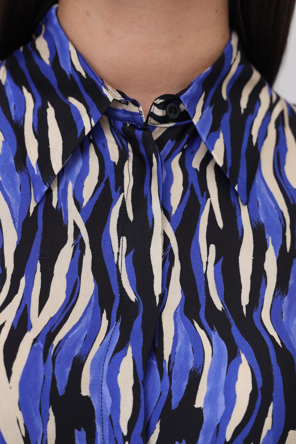 Рубашка Cinque с абстрактным принтом