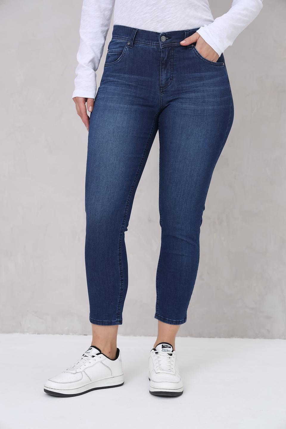 Джинсы Angels скинни тёмно-синие