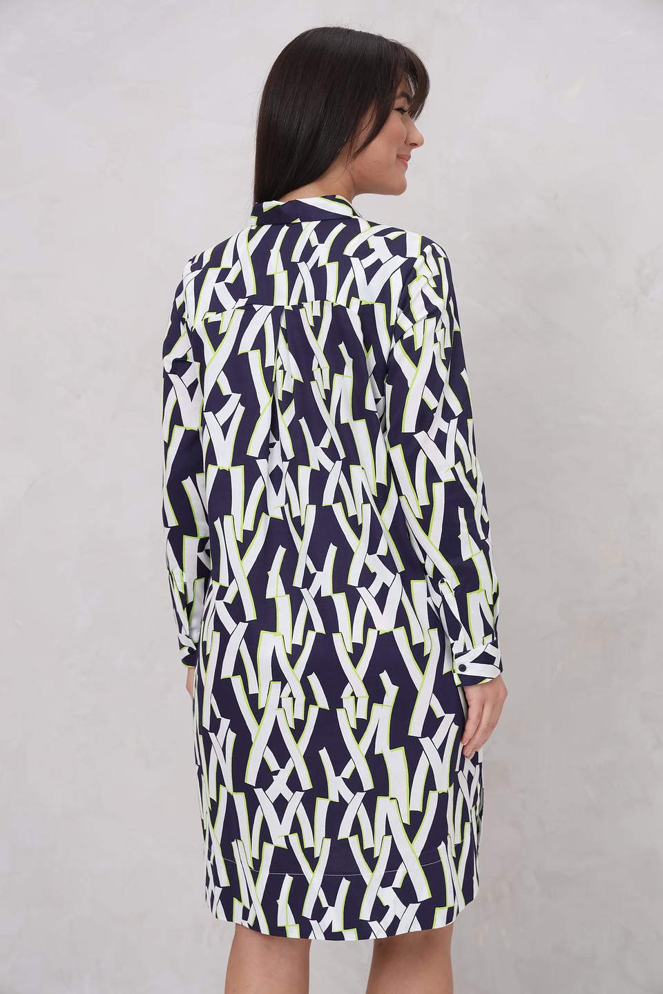 Платье Bugatti с геометрическим принтом