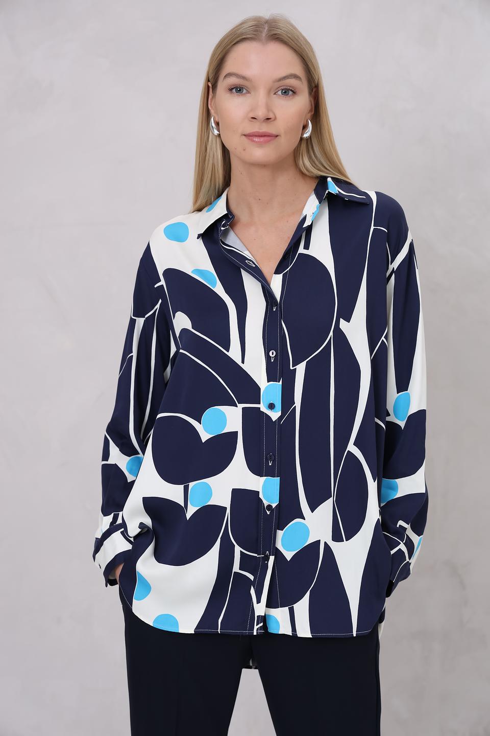 Рубашка Bugatti с принтом