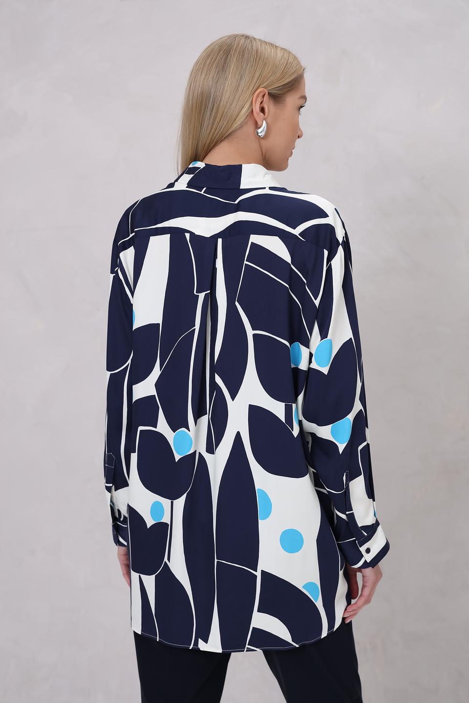 Рубашка Bugatti с принтом