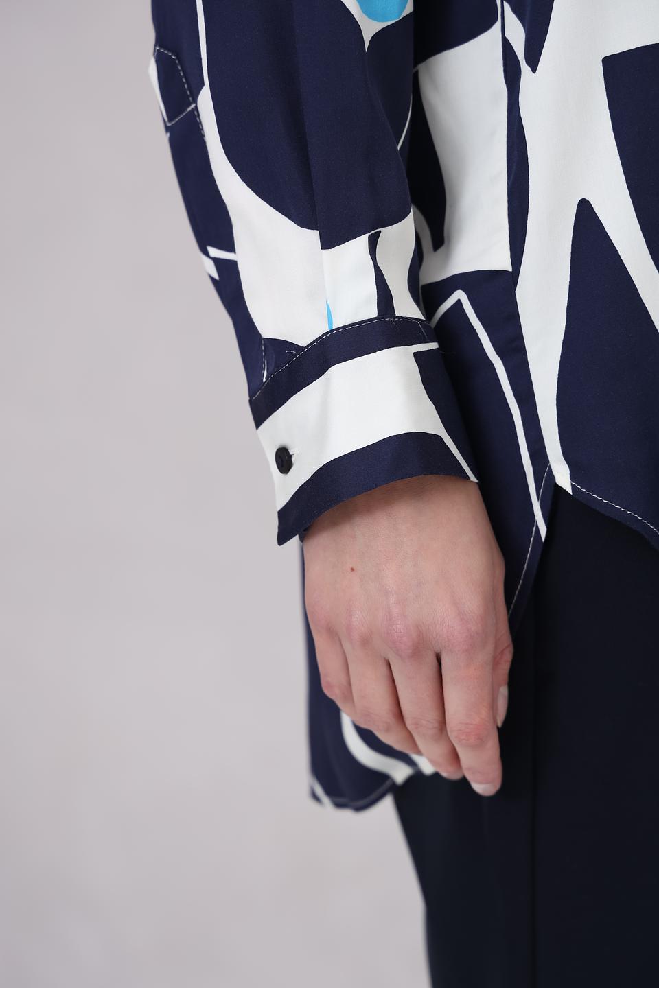 Рубашка Bugatti с принтом