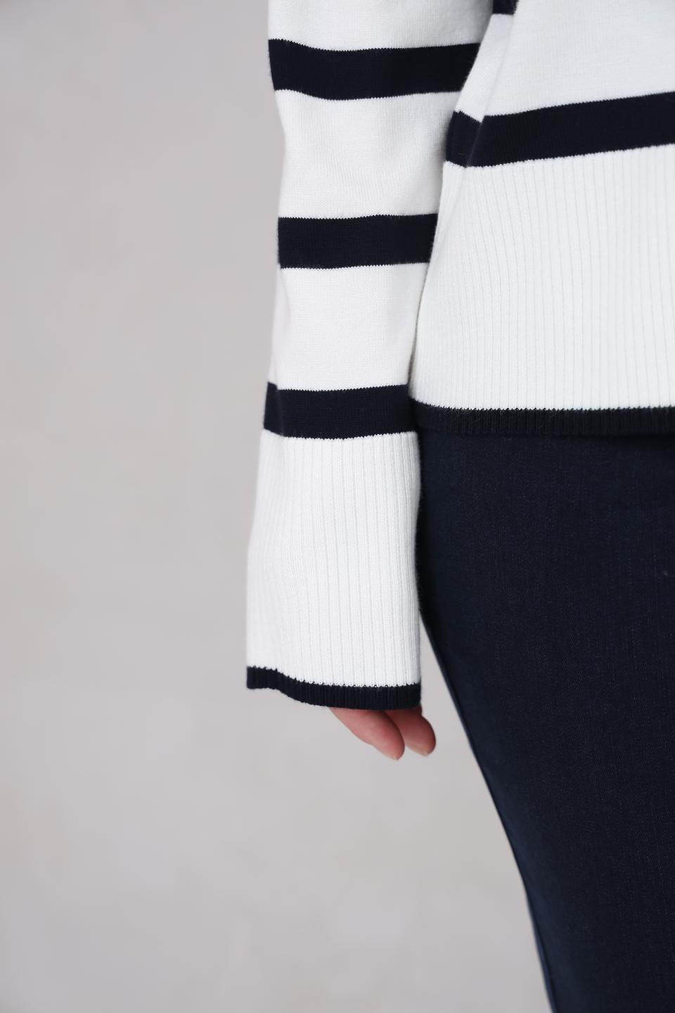 Пуловер Bugatti в полоску