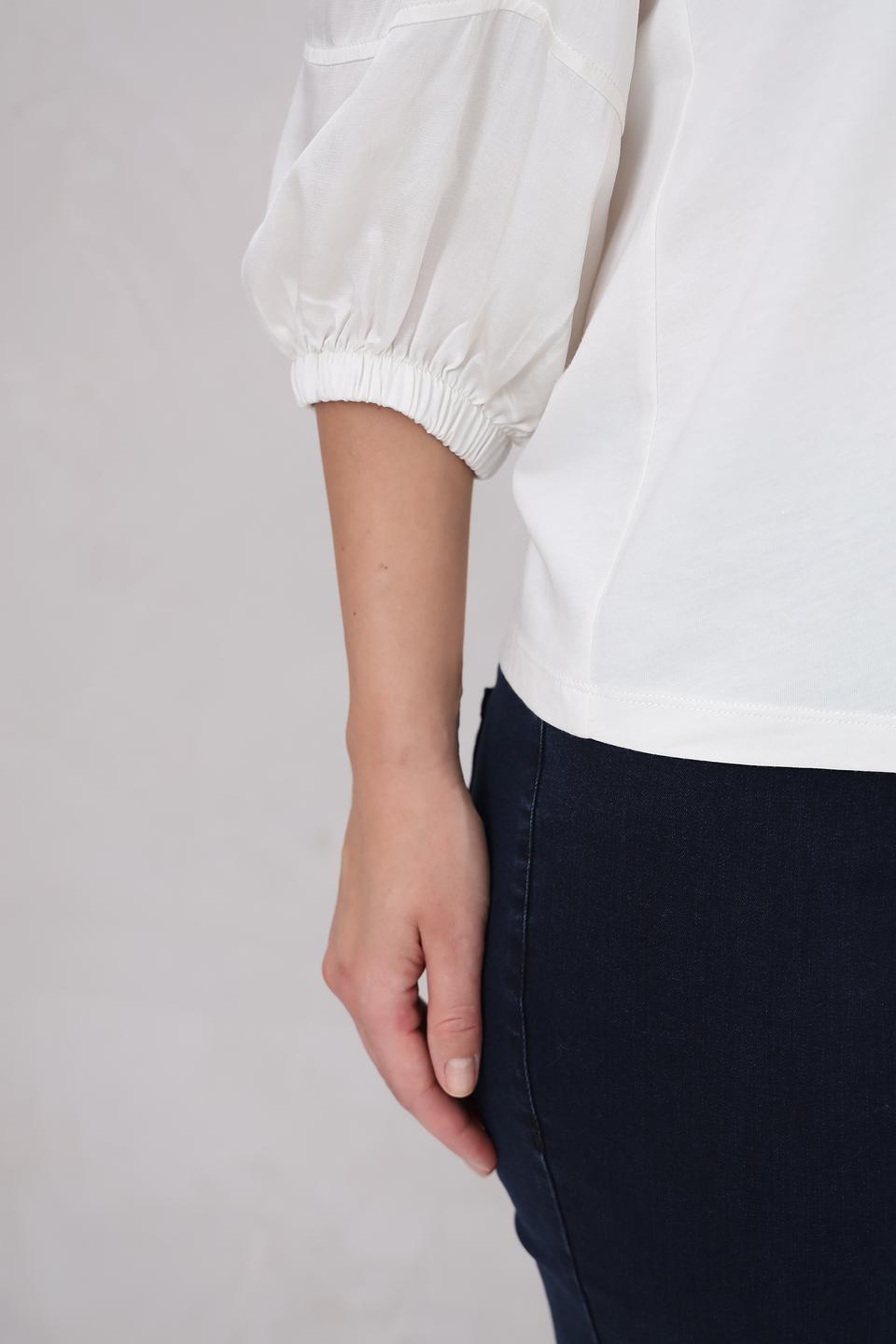 Блуза Lecomte с рукавами-фонариками