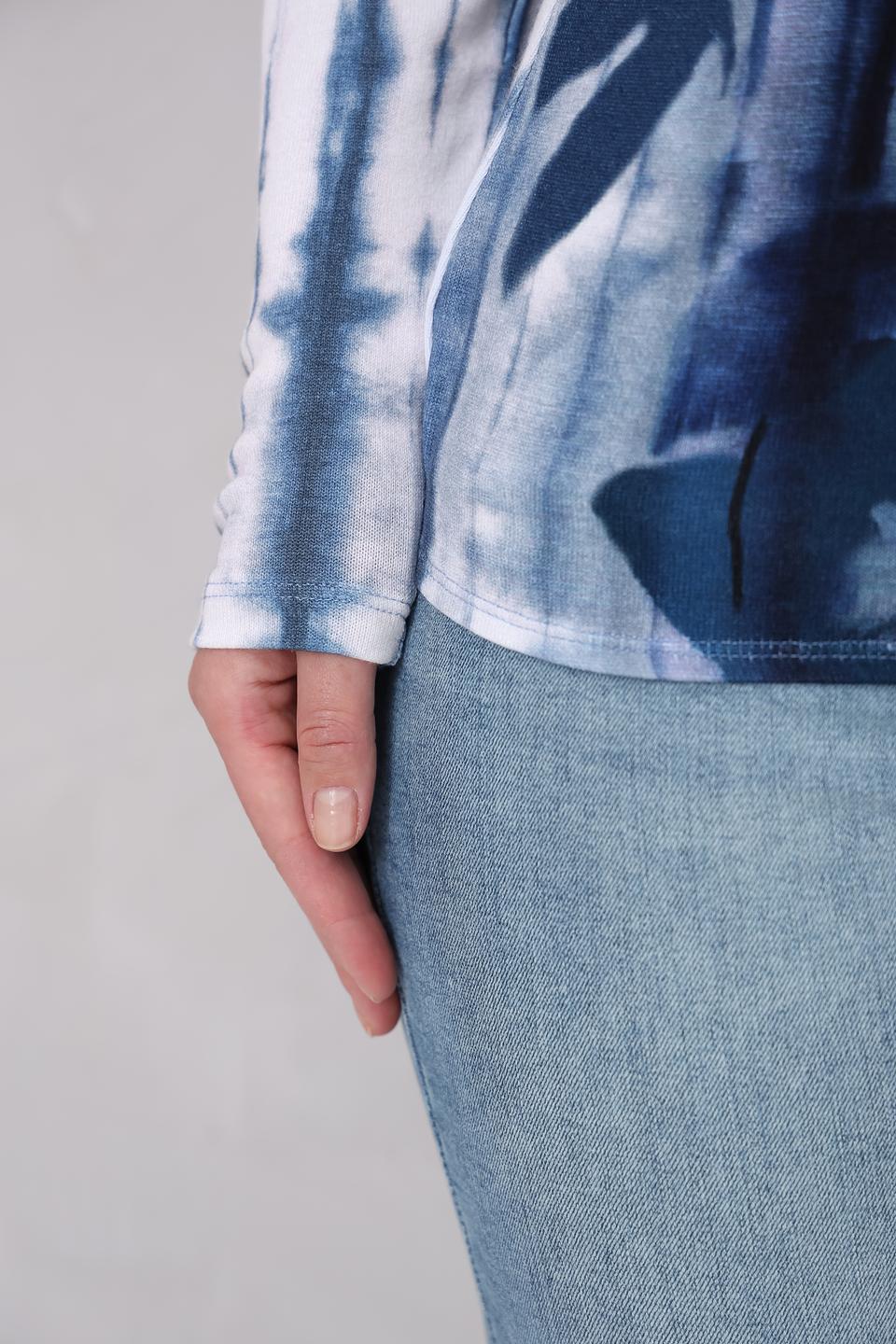 Лонгслив Lecomte с цветочным принтом