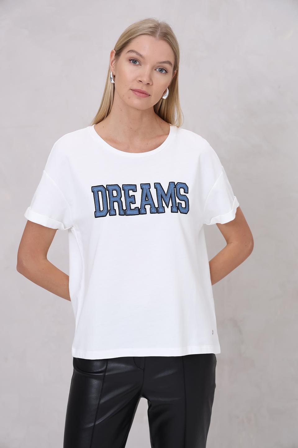 Футболка Monari с надписью "DREAMS"