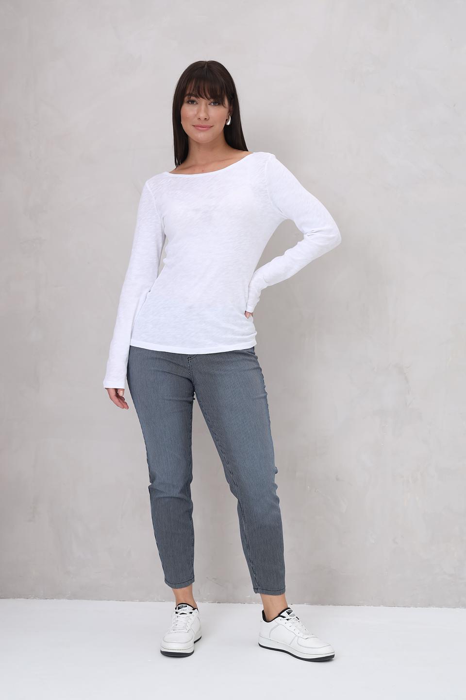 Капри Gardeur в полоску