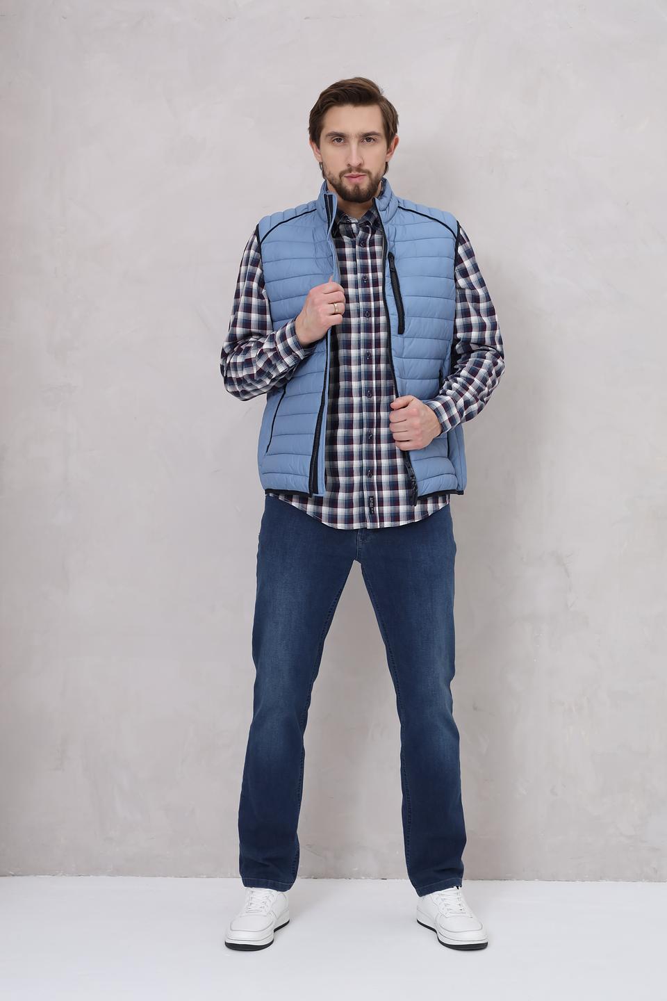 Жилет Casa Moda стеганый голубой