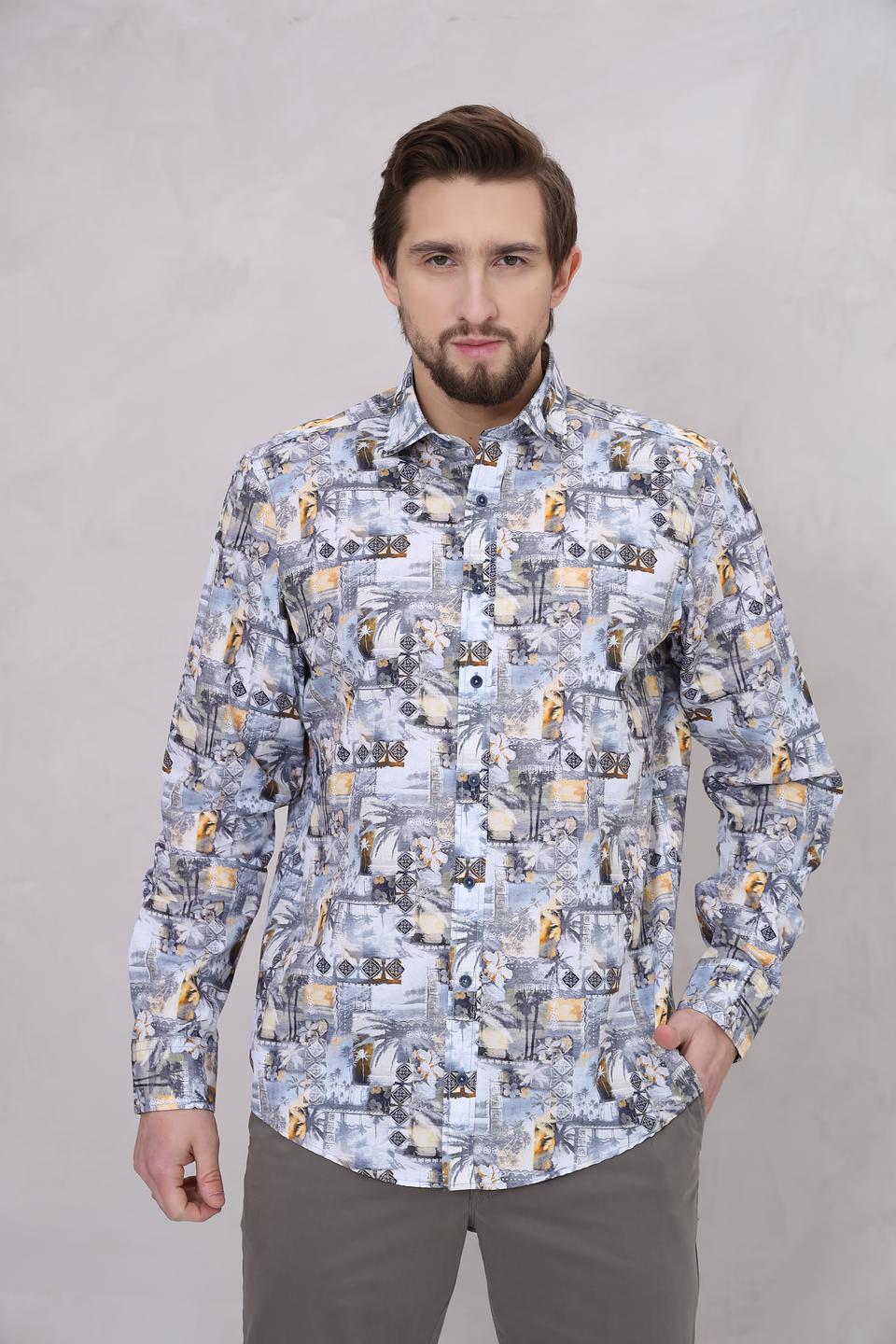 Рубашка Casa Moda с принтом