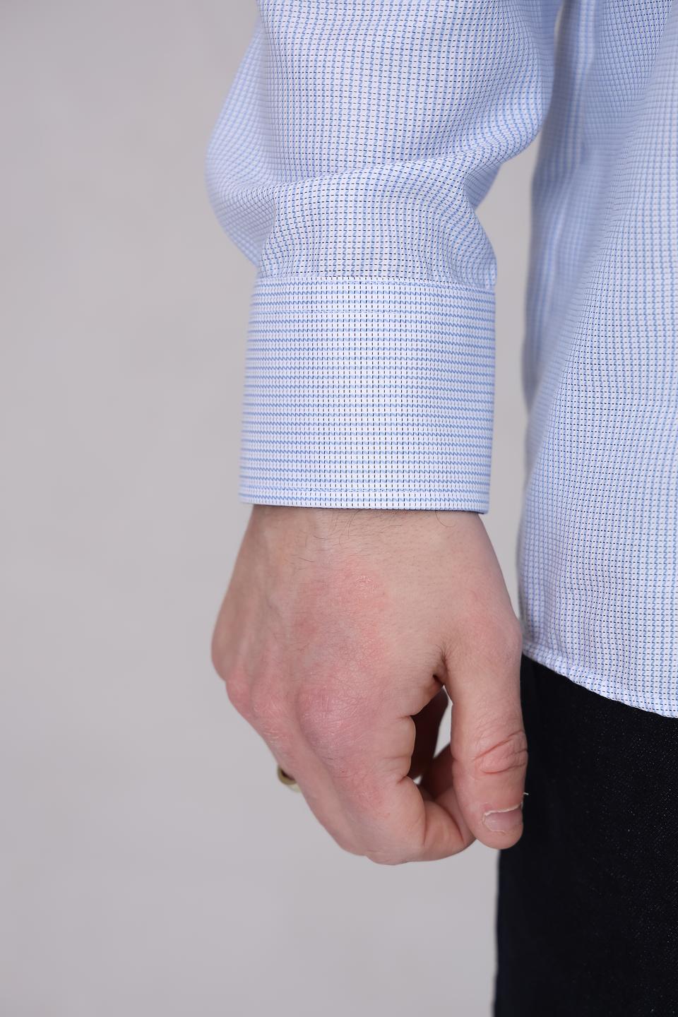 Рубашка Casa Moda в полоску голубая