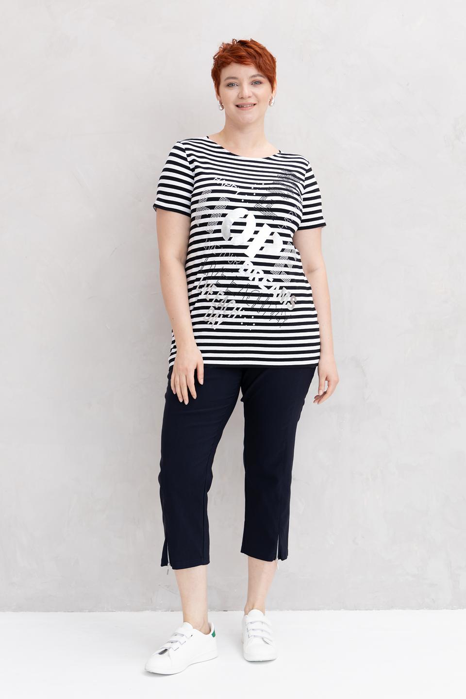 Брюки кюлоты Doris Streich темно-синие