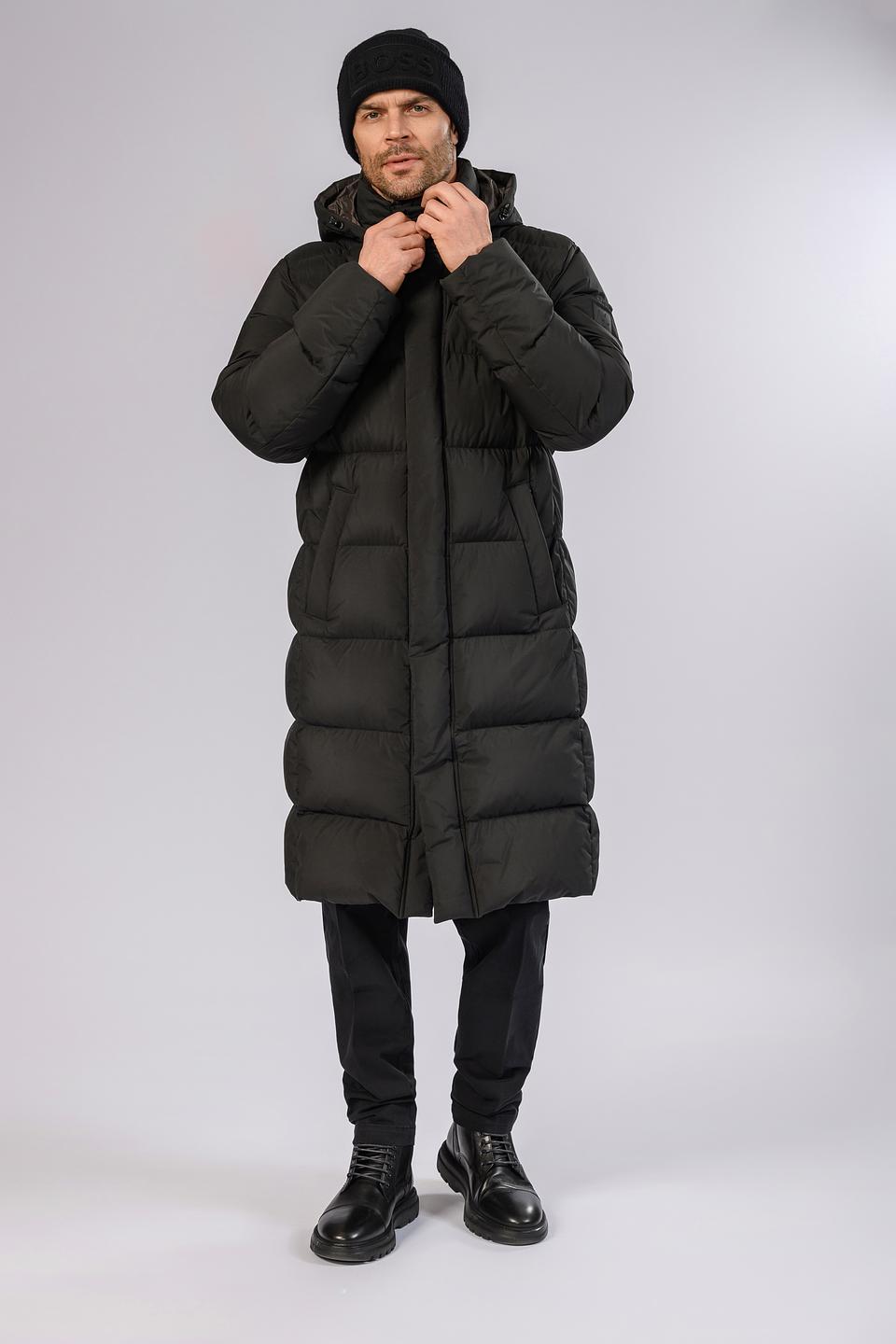 Пальто Hechter чёрное стеганое