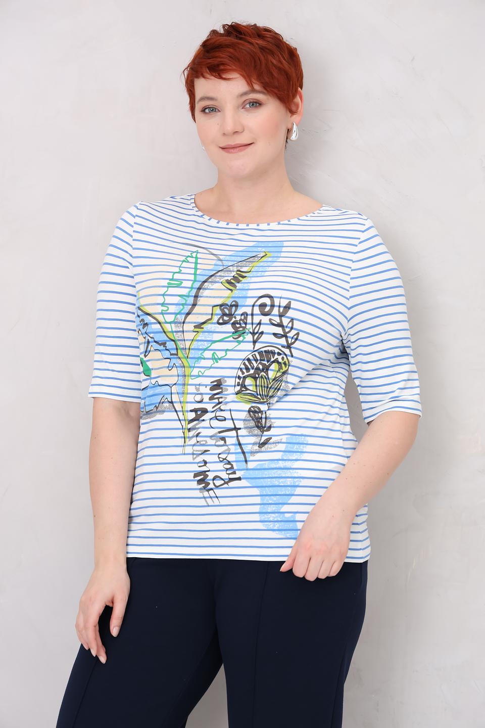 Футболка Lebek с принтом