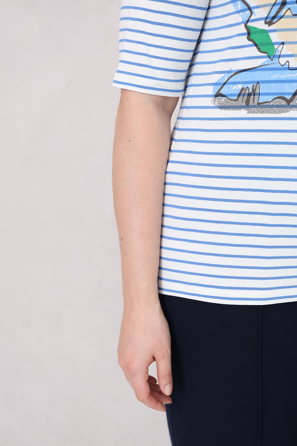 Футболка Lebek с принтом