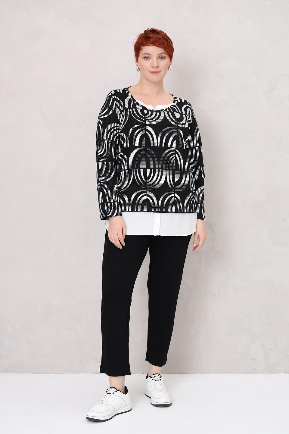 Пуловер Via Appia с принтом