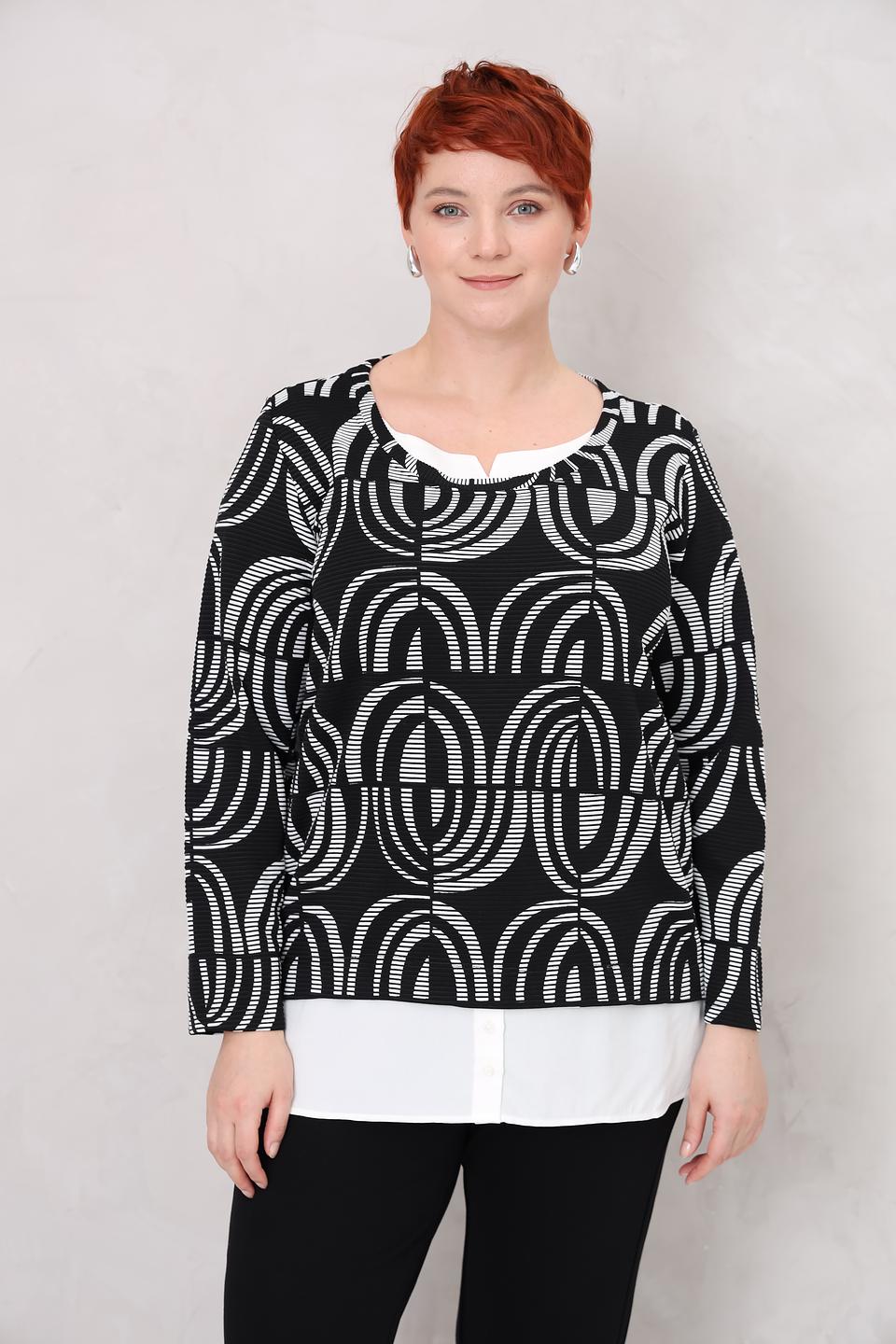 Пуловер Via Appia с принтом