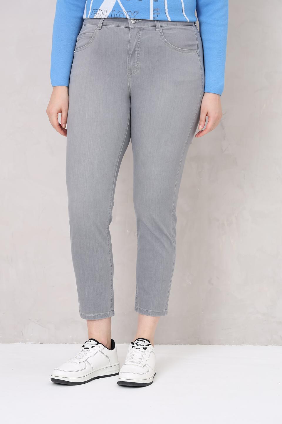 Джинсы Rabe collection серые укороченные