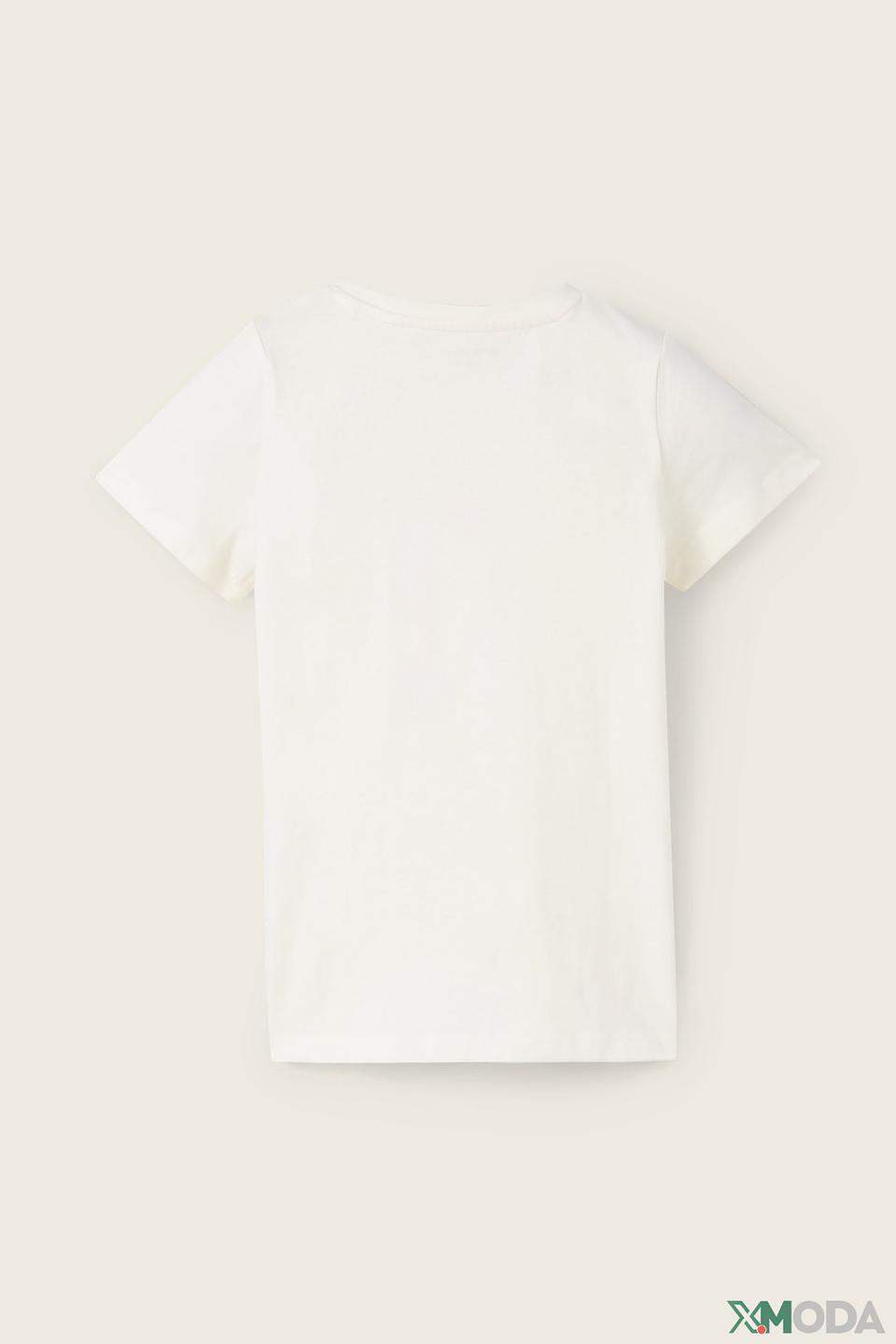 Футболка Tom Tailor дев. с зайчиком белый