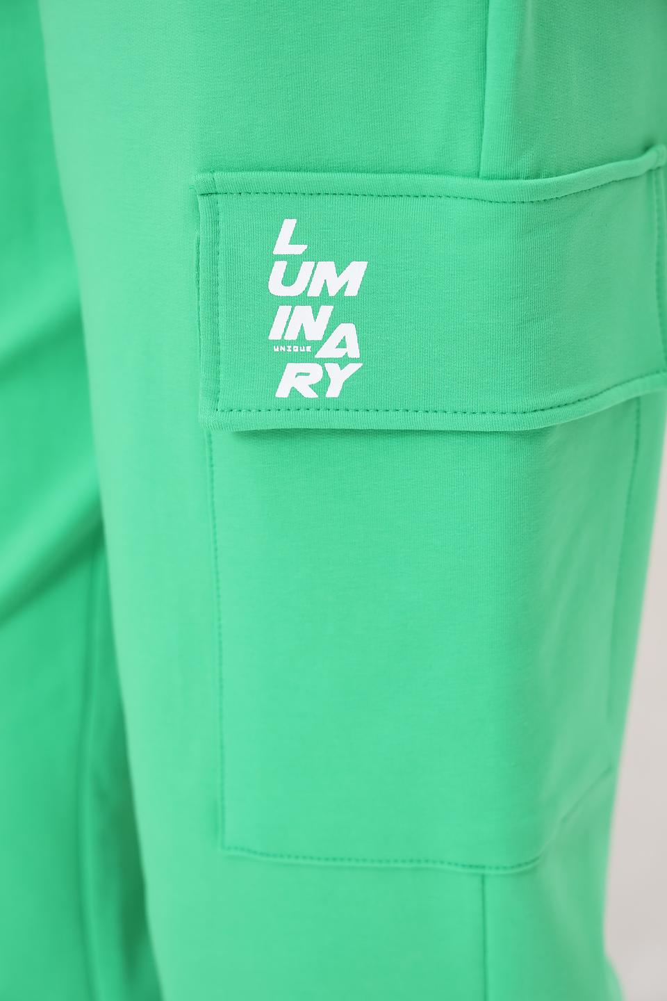 Брюки карго UNQ лайм