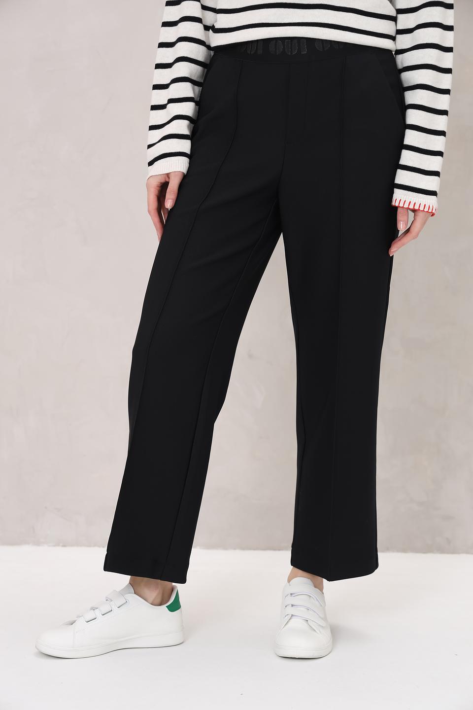 Брюки клёш Oui чёрные