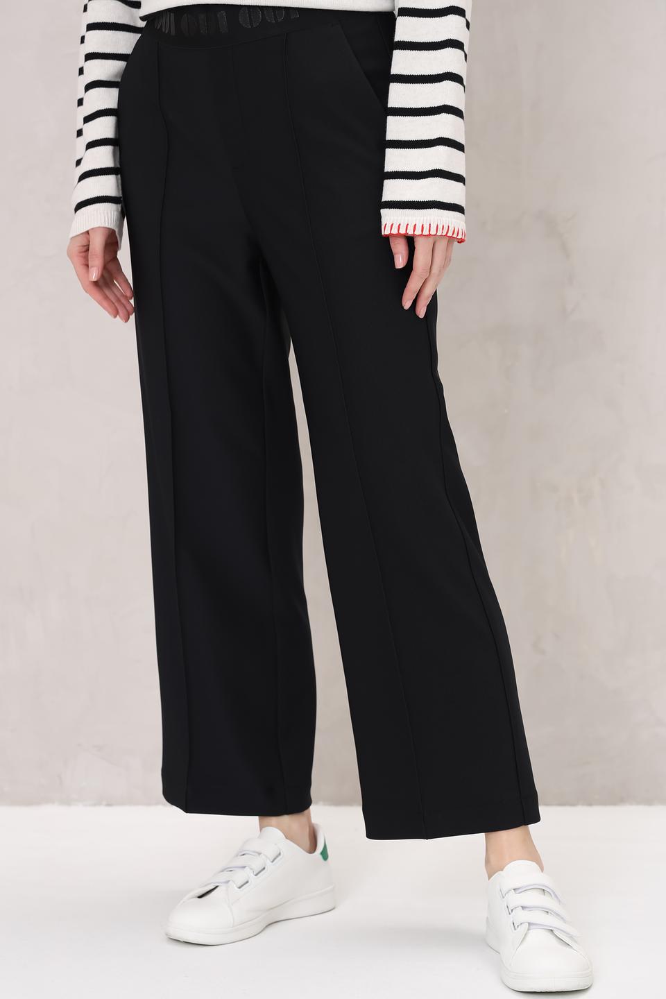 Брюки клёш Oui чёрные